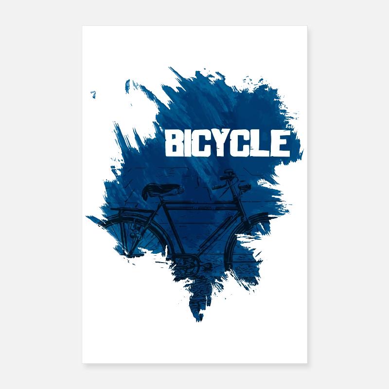 Vélo Vélo Cyclisme Poster 40 x 60 cm