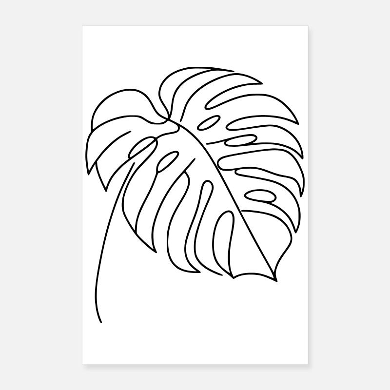 Monstera Poster 16" x 24" (40x60 cm)