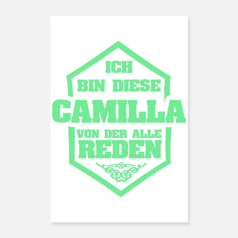 Camilla as a nickname Poster 16" x 24" (40x60 cm)