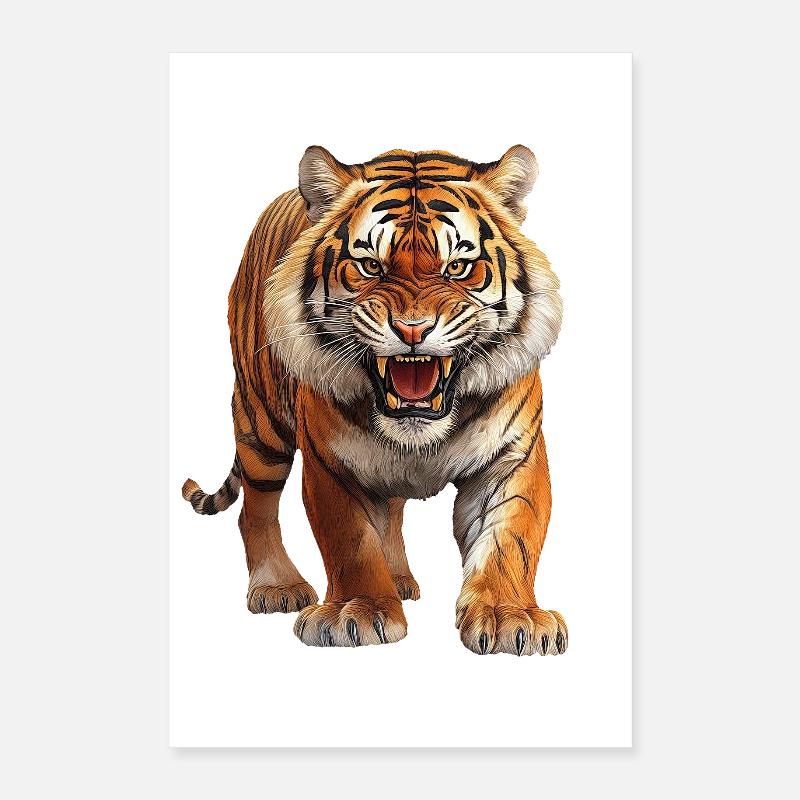 Tiger Poster 16" x 24" (40x60 cm)