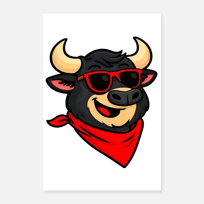 Feria taurus humour Poster 16" x 24" (40x60 cm)