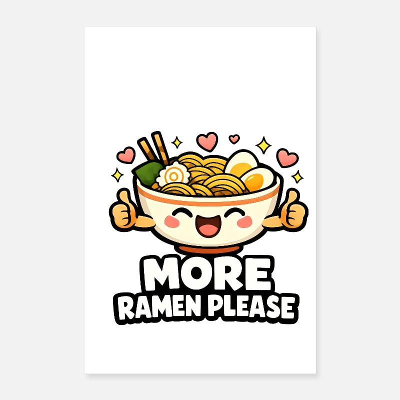 Encore des ramen, s’il vous plaît Poster 40 x 60 cm