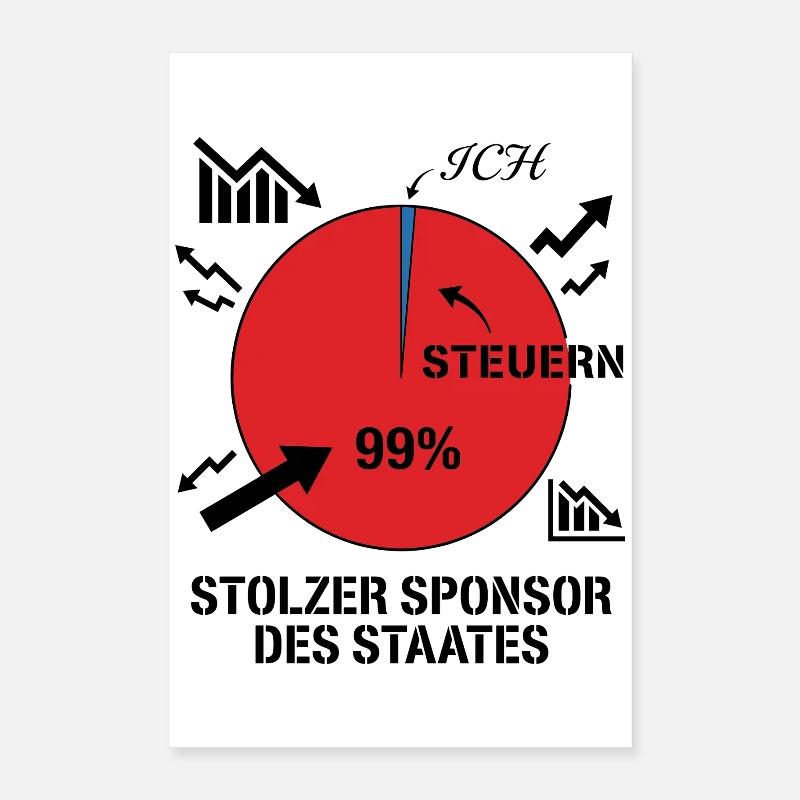 Fier parrain de l’État Poster 40 x 60 cm