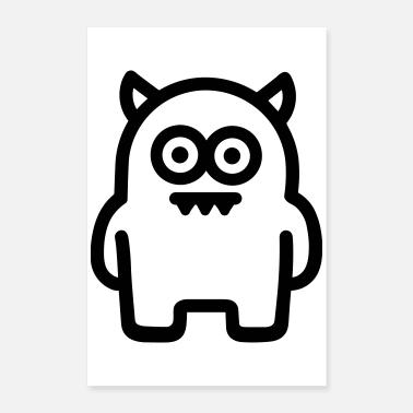 mostro Poster 40x60 cm