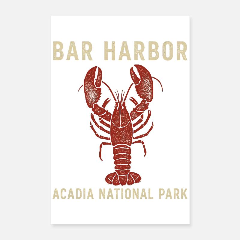 Bar Harbor, Acadia-Nationalpark – Besuchen Sie Aca Poster 40x60 cm