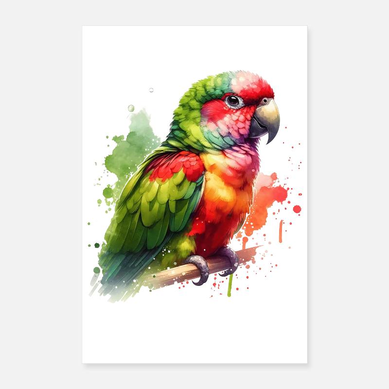 Don de la perruche Alexandra Poster 40 x 60 cm