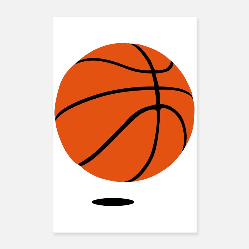 Basketball - Édition de luxe - 2c 2 shadow Poster 40 x 60 cm