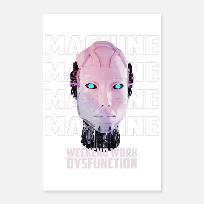 Homme machine Poster 40 x 60 cm