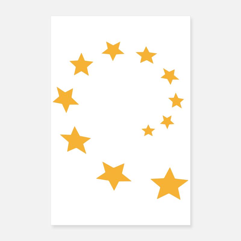 Star circle deformed 2 Poster 16" x 24" (40x60 cm)