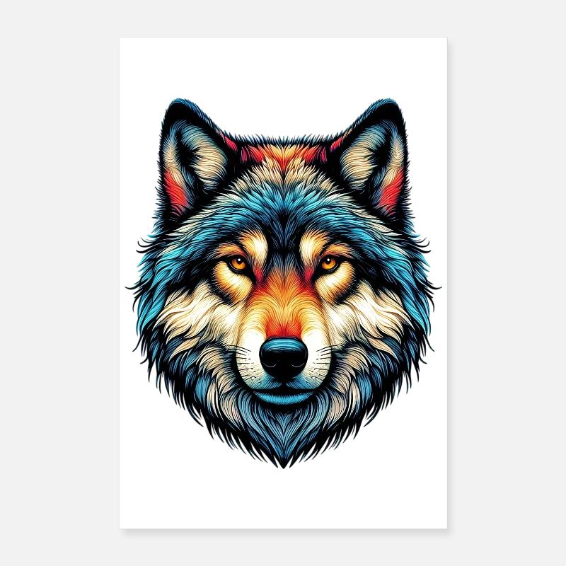 Wolf Poster 40x60 cm