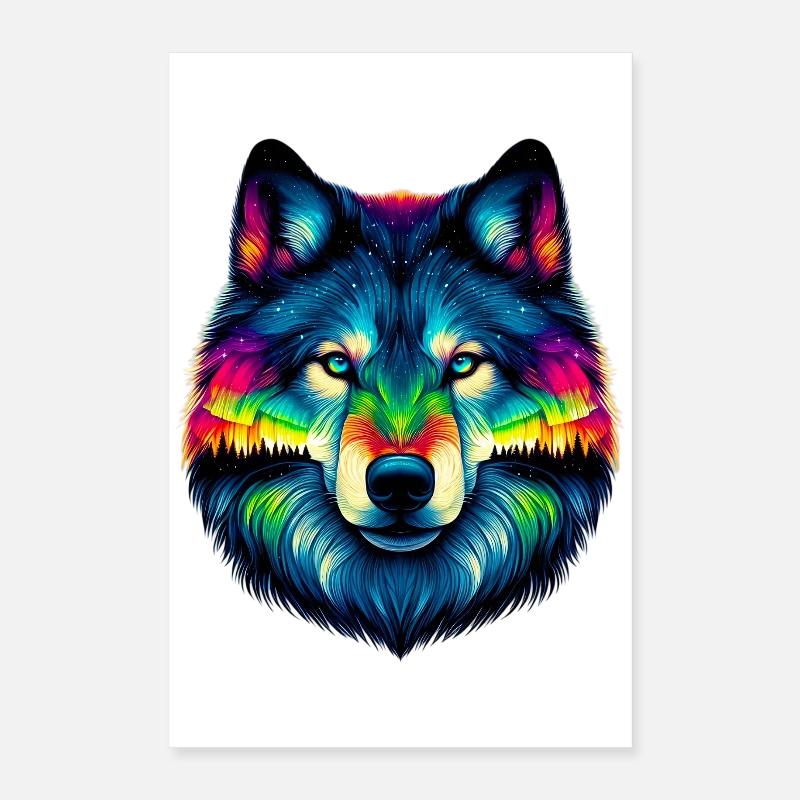 Wolf Poster 16" x 24" (40x60 cm)