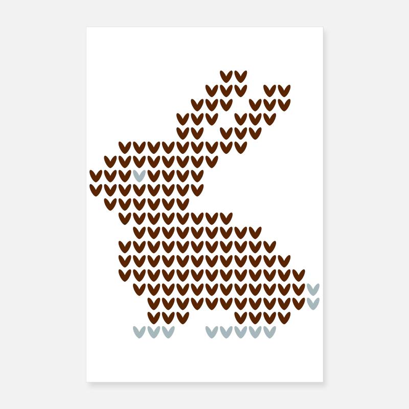 Osterhase Poster 40x60 cm