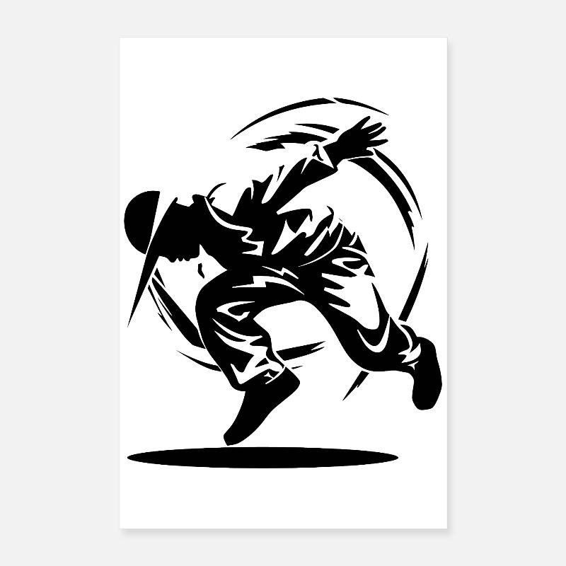 Dessin B-Boy Poster 40 x 60 cm