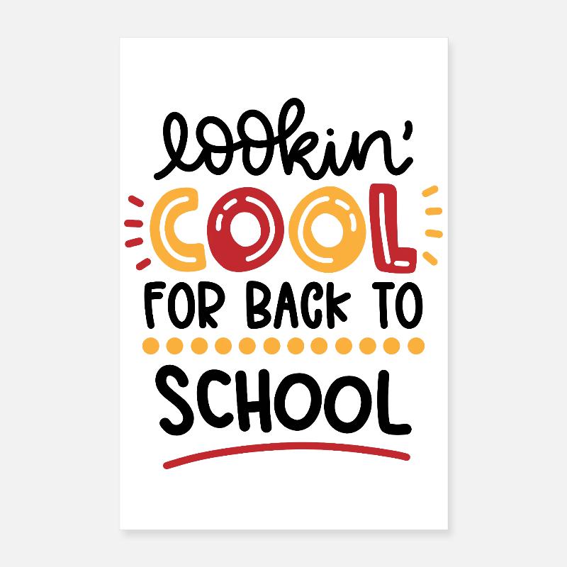 Cool Back to School – Funny Design Poster 16" x 24" (40x60 cm)