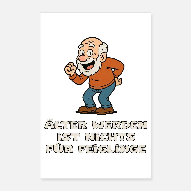 Getting Older Bold Humor Poster 16" x 24" (40x60 cm)