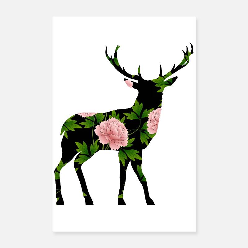 Hirsch Poster 40x60 cm