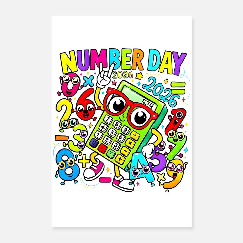 Parade du Jour du Numéro 2026 Poster 40 x 60 cm