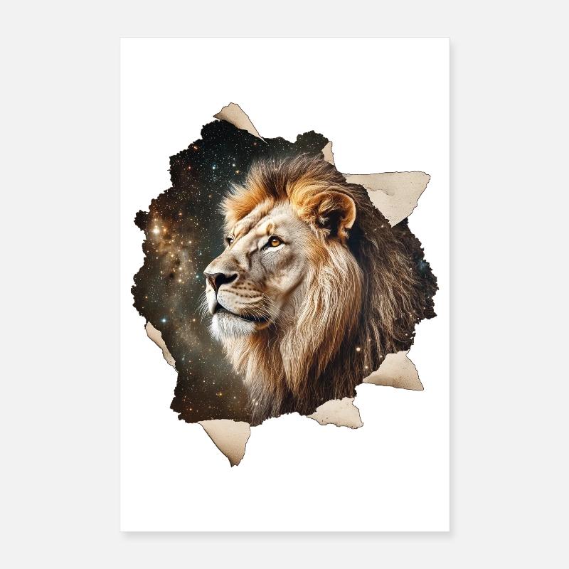 Lion Poster 40 x 60 cm