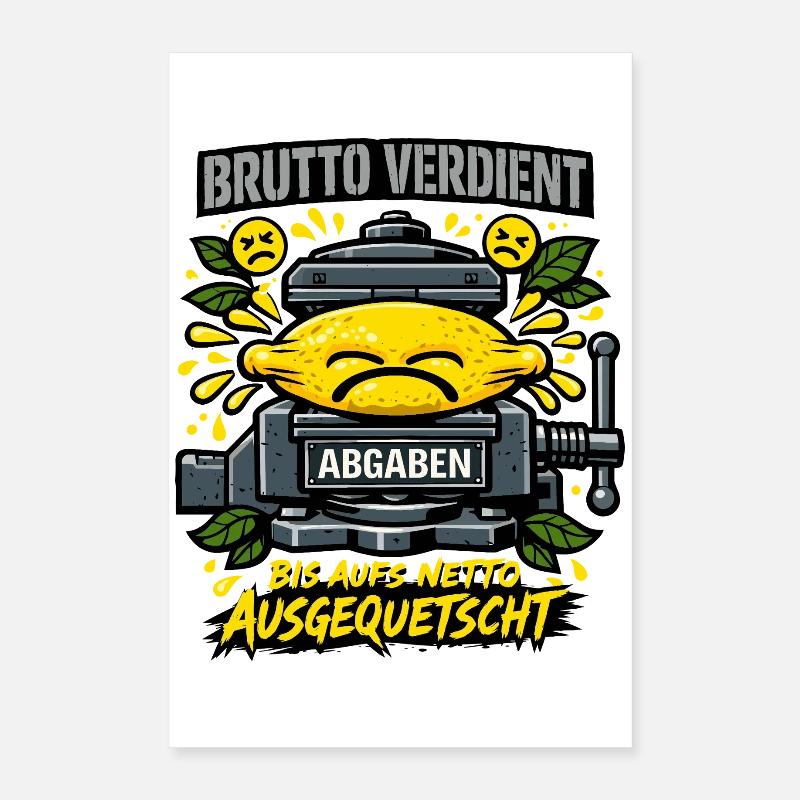 Pressé vers le filet Poster 40 x 60 cm