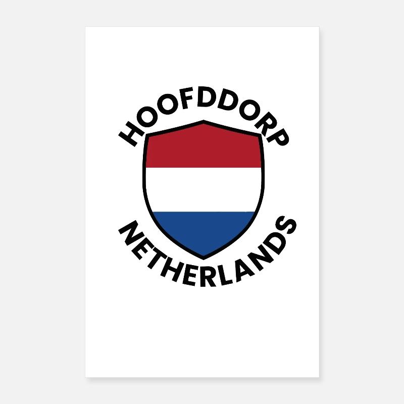 Dutch Shield Flag Poster 16" x 24" (40x60 cm)