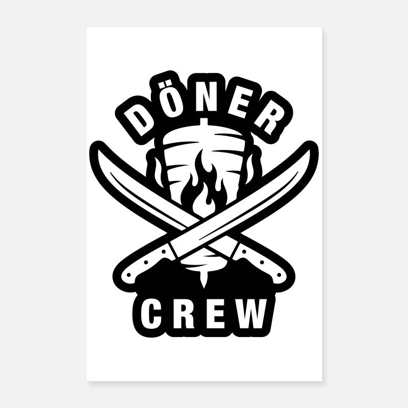 Döner Crew Poster 40x60 cm