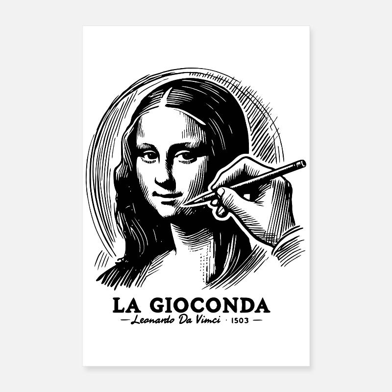 Gioconda Poster 40 x 60 cm