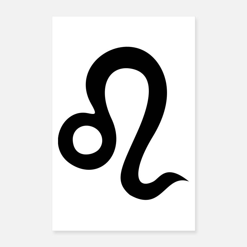 Sternzeichen Löwe Poster 40x60 cm