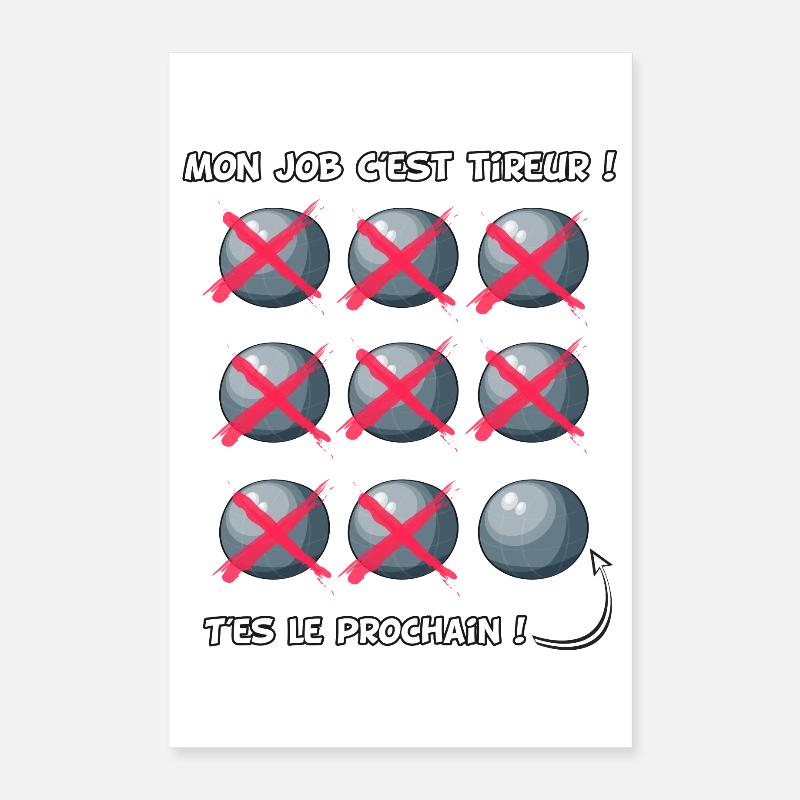 Beruf Shooter Poster 40x60 cm