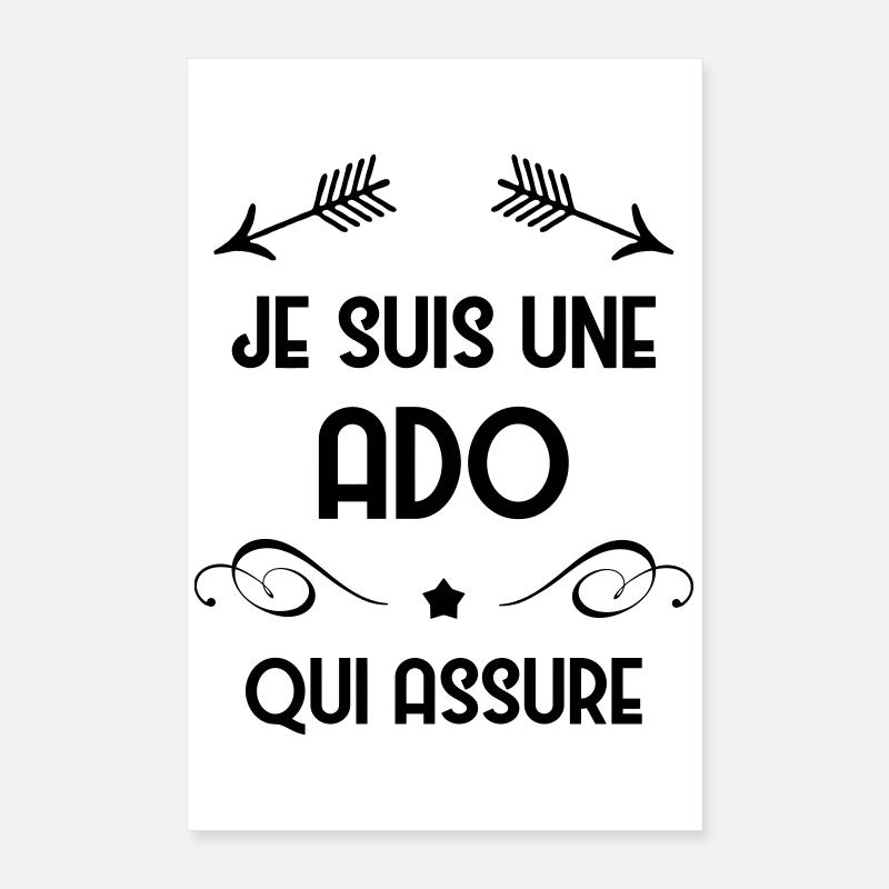 adolescent / enfant / ado / adolescente Poster 40 x 60 cm