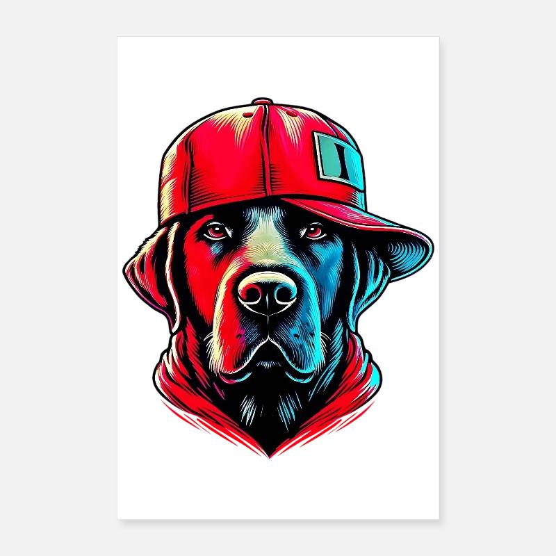 Chien Poster 40 x 60 cm