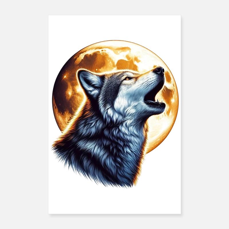 Wolf Poster 40x60 cm