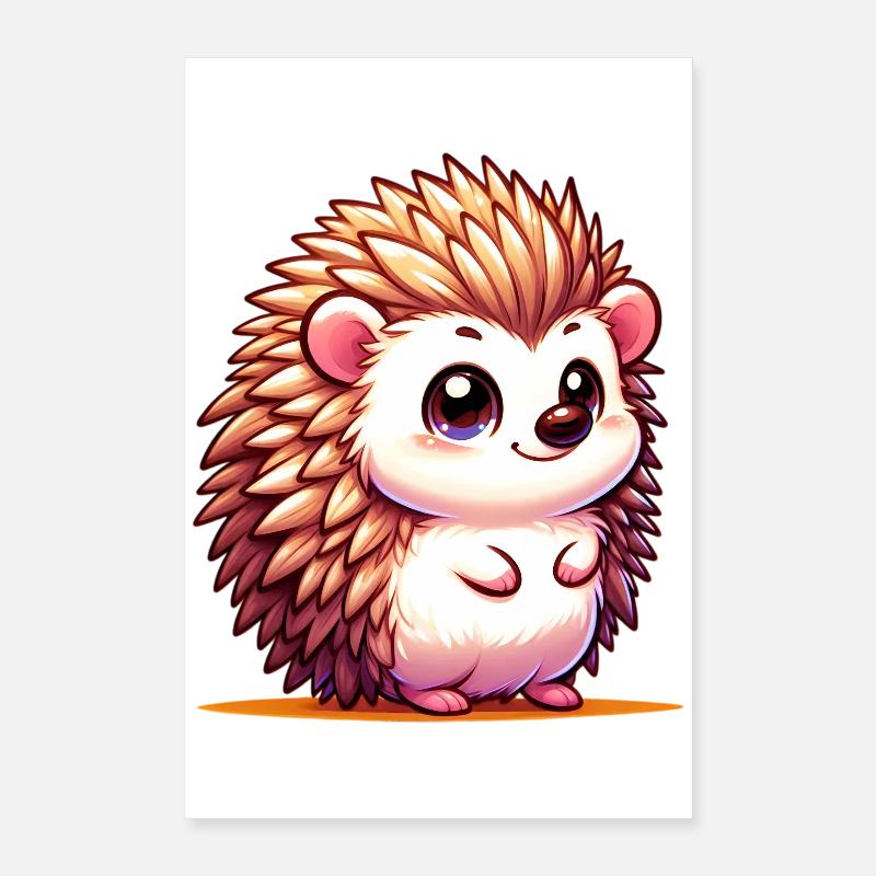 Hérisson Poster 40 x 60 cm