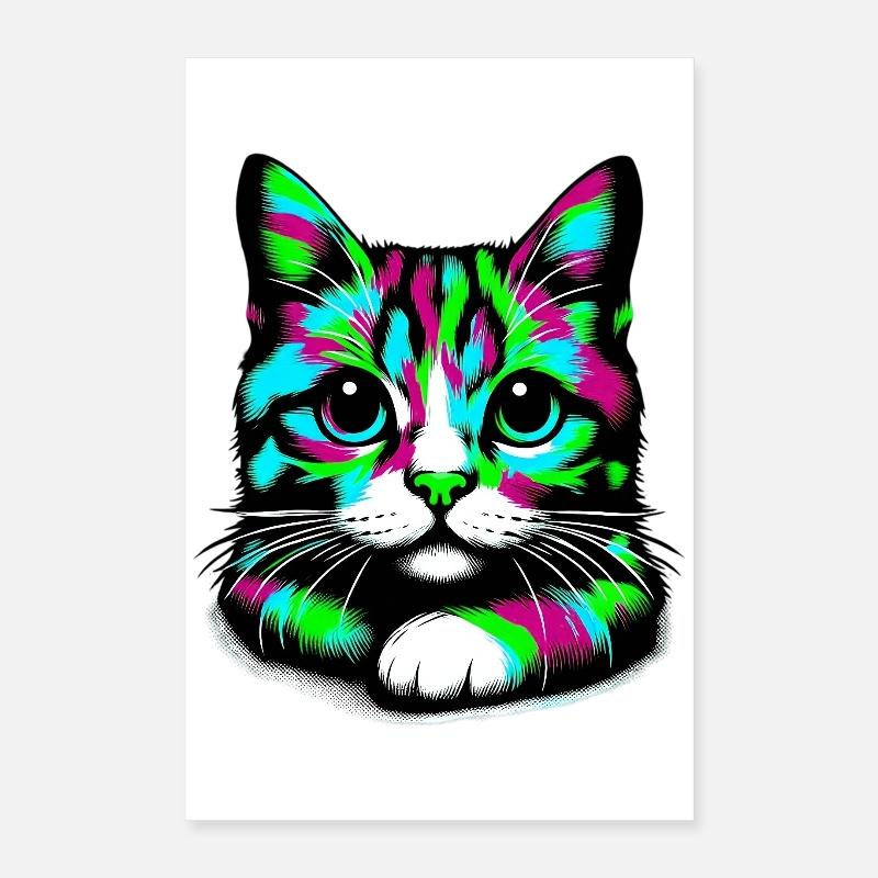 Cat Poster 16" x 24" (40x60 cm)