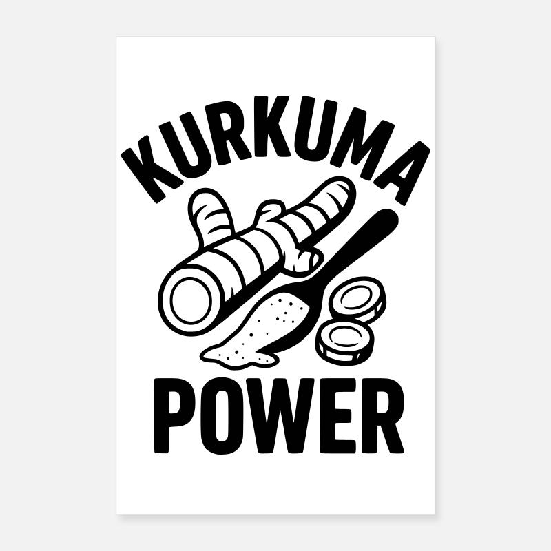 kurkuma power Poster 40x60 cm