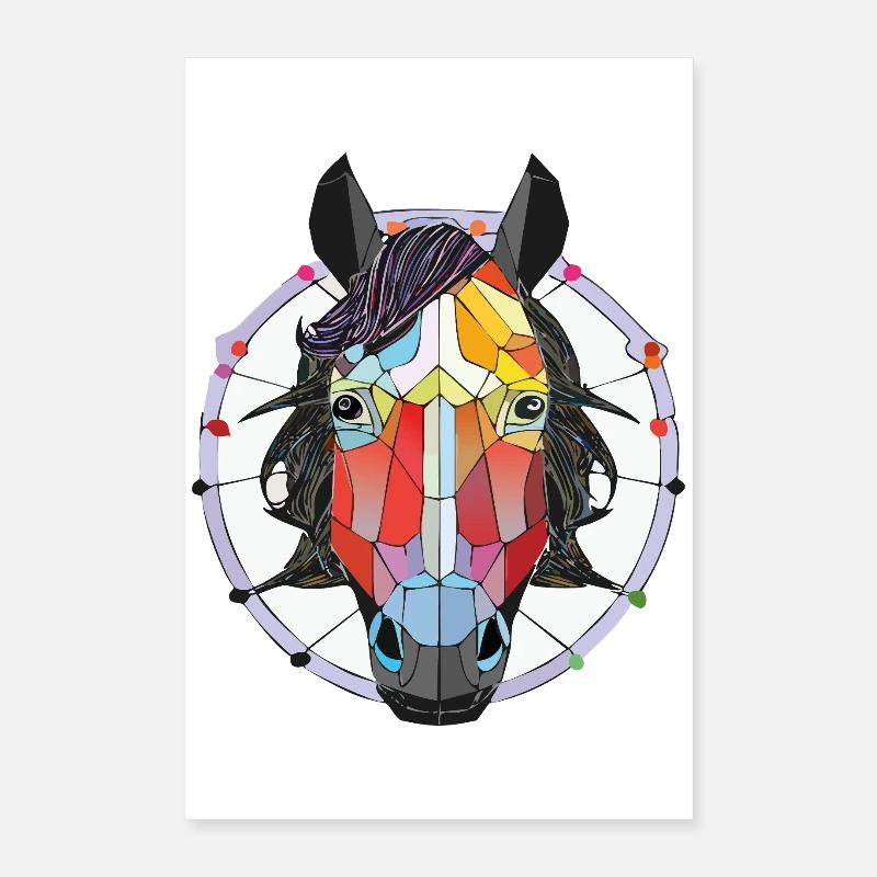 Pferdekopf Poster 40x60 cm
