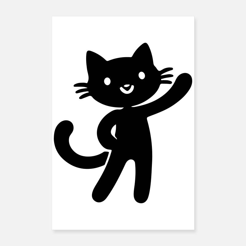Chat mignon Poster 40 x 60 cm