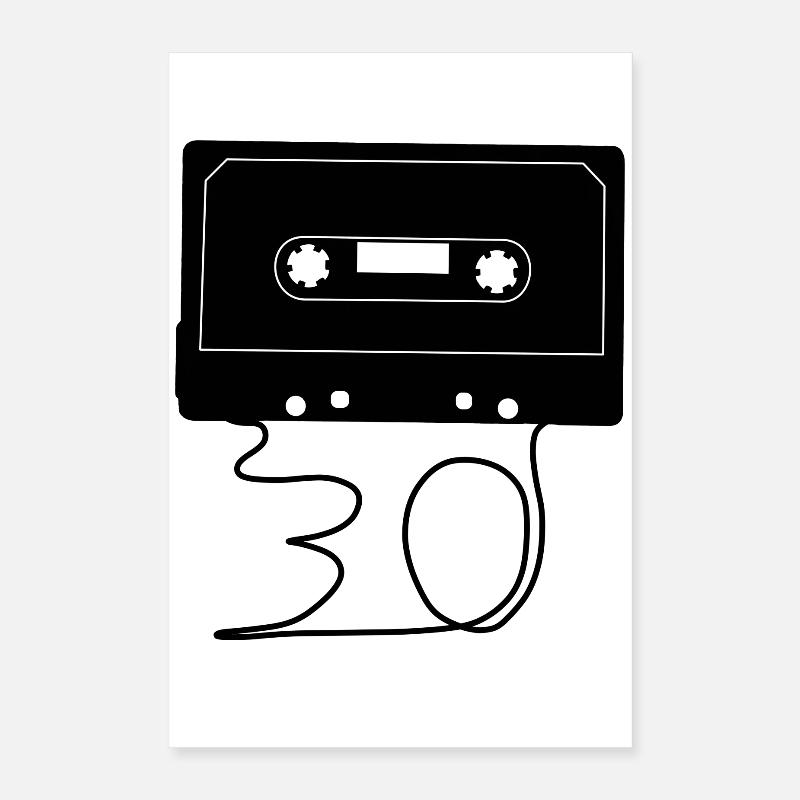 Anniversaire 30 ans Poster 40 x 60 cm