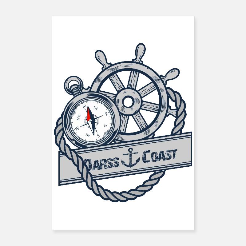 Darss Coast - votre déclaration pour les Darss Poster 40 x 60 cm