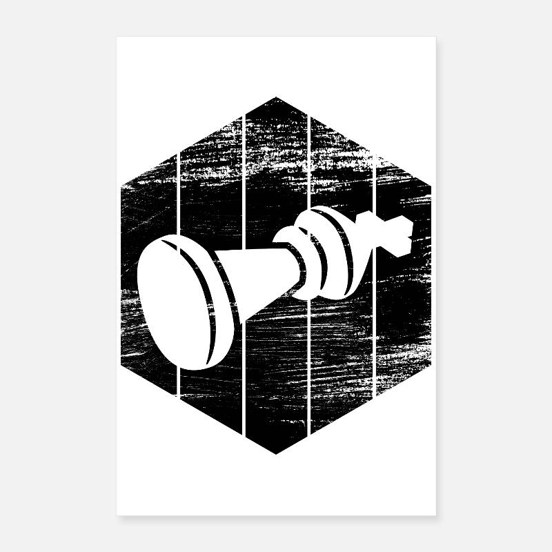 Schachfigur Poster 40x60 cm