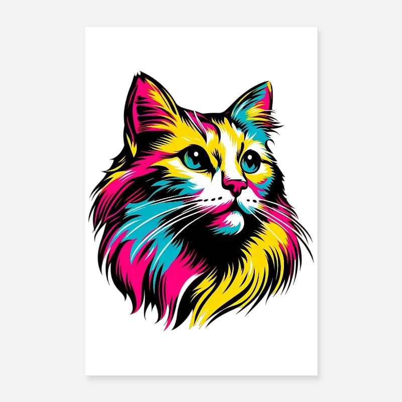 Chat Poster 40 x 60 cm