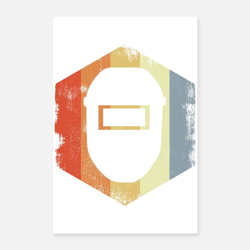 Masque de soudeur Poster 40 x 60 cm