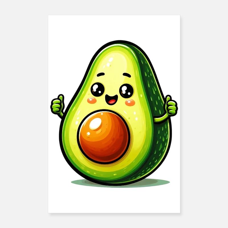 Avocado Poster 16" x 24" (40x60 cm)