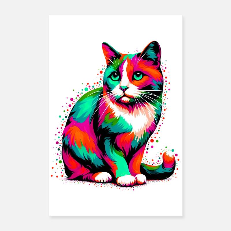 Cat Poster 16" x 24" (40x60 cm)