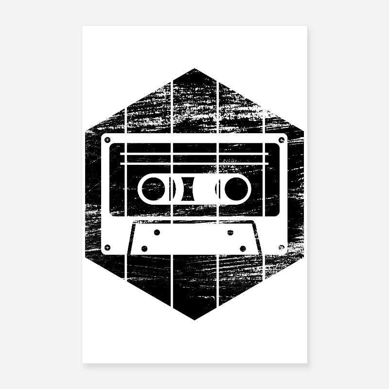 80s cassette Poster 16" x 24" (40x60 cm)
