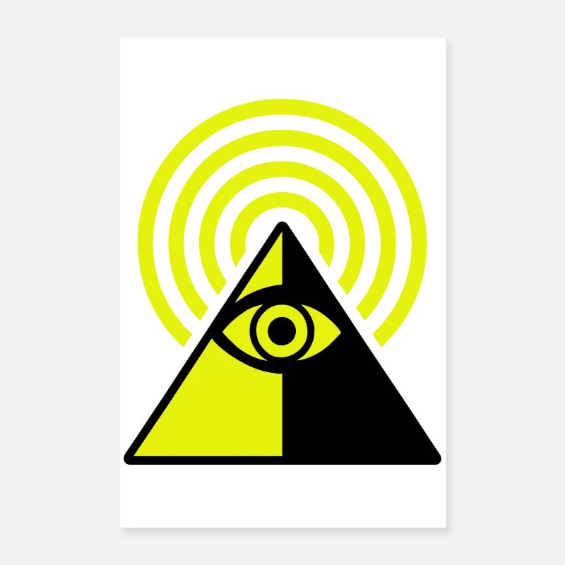 Pyramid Eye Poster 16" x 24" (40x60 cm)