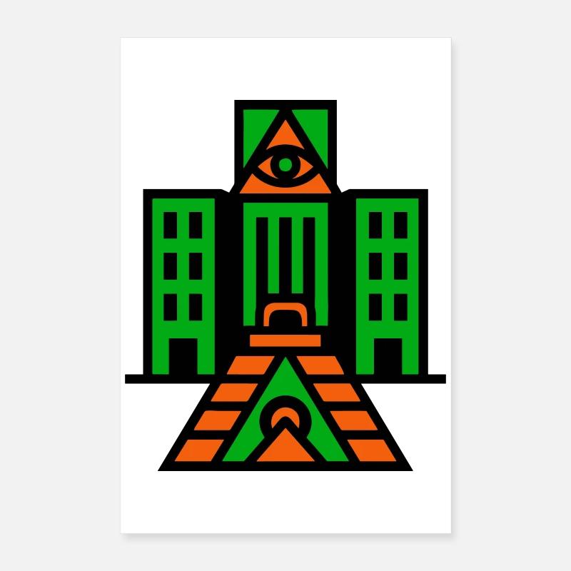 Architecture occulte Poster 40 x 60 cm