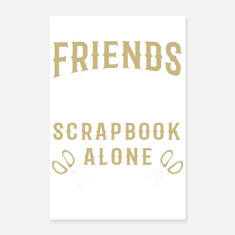 Scrapbook Scrapbooking Poster 40x60 cm