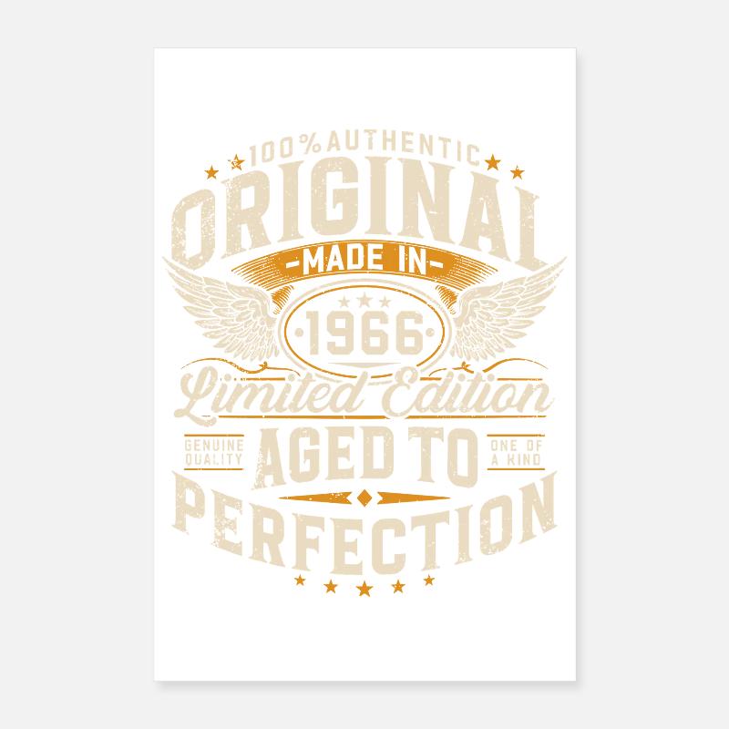 Original 1966 Vintage Birthday Gift Poster 16" x 24" (40x60 cm)
