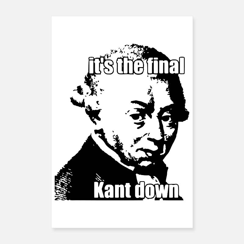 C’est la finale Kant à terre Poster 40 x 60 cm