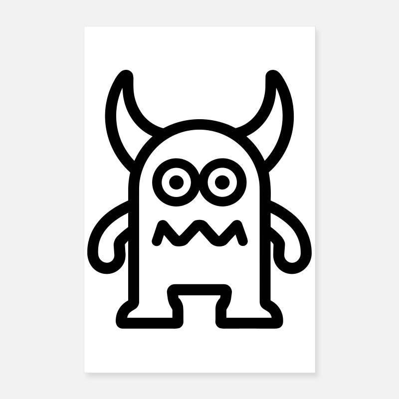 monster Poster 16" x 24" (40x60 cm)